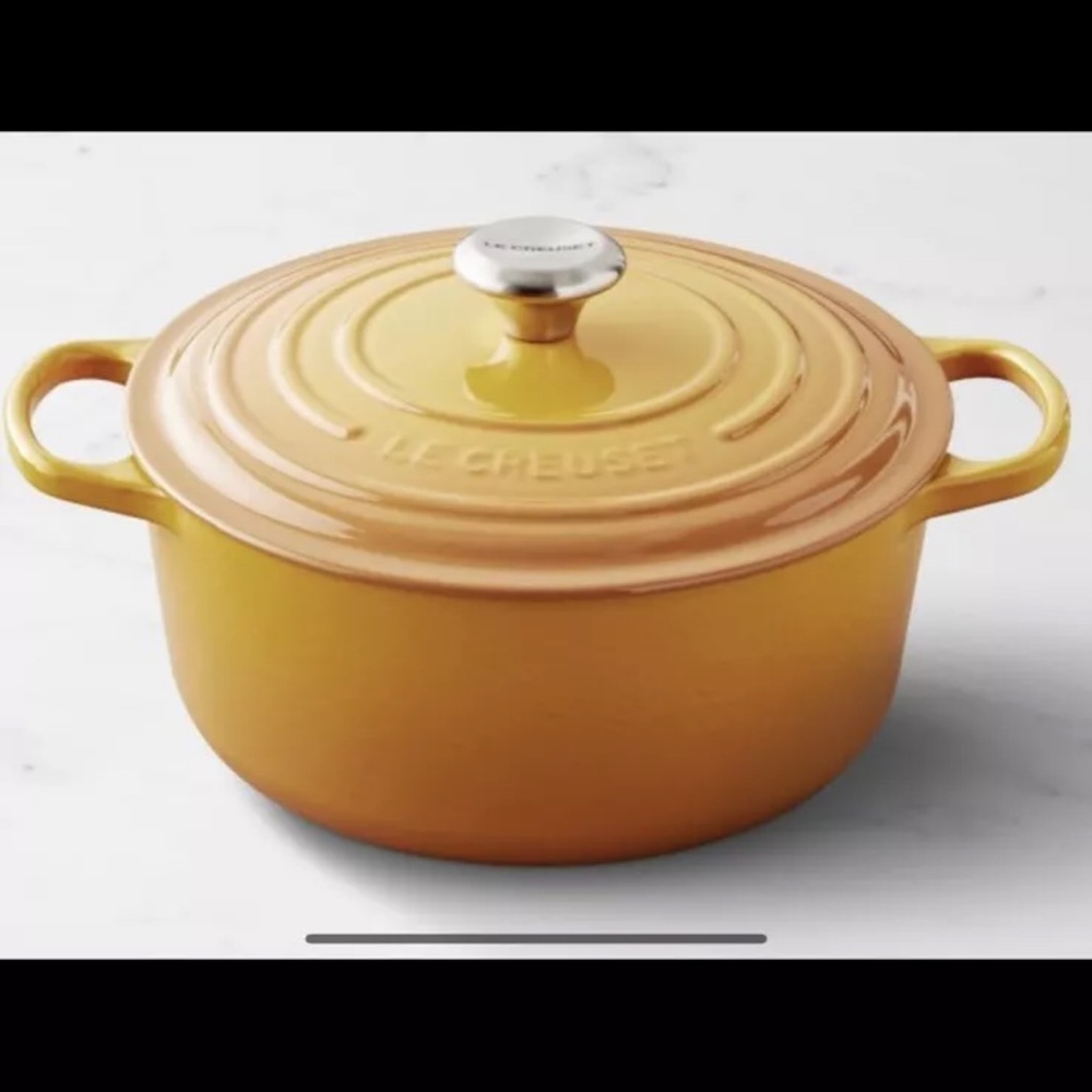 Le Creuset Yellow Dutch Oven